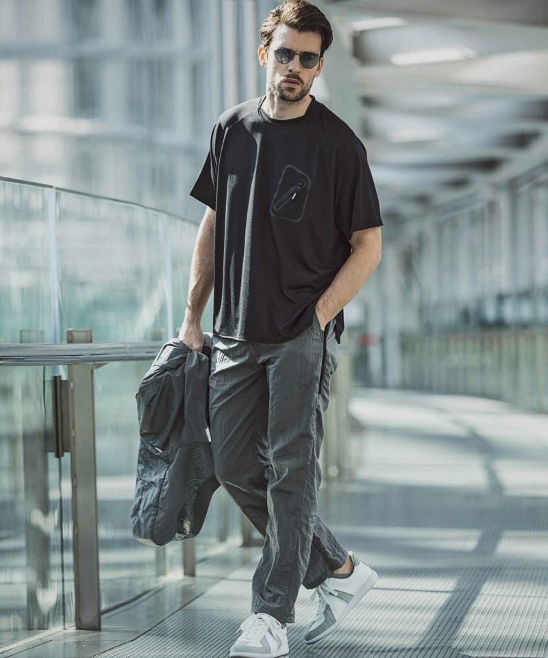 【MENS】ナイロン ロングパンツ MONTSERRAT PANTS テックウェア アーバンアウトドア 高機能ウェア +phenix(プラスフェニックス)