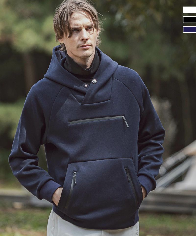 【MENS】ロングスリーブフーディ 3 Pocket Hoodie II テックウェア アーバンアウトドア 高機能ウェア +phenix(プラスフェニックス)