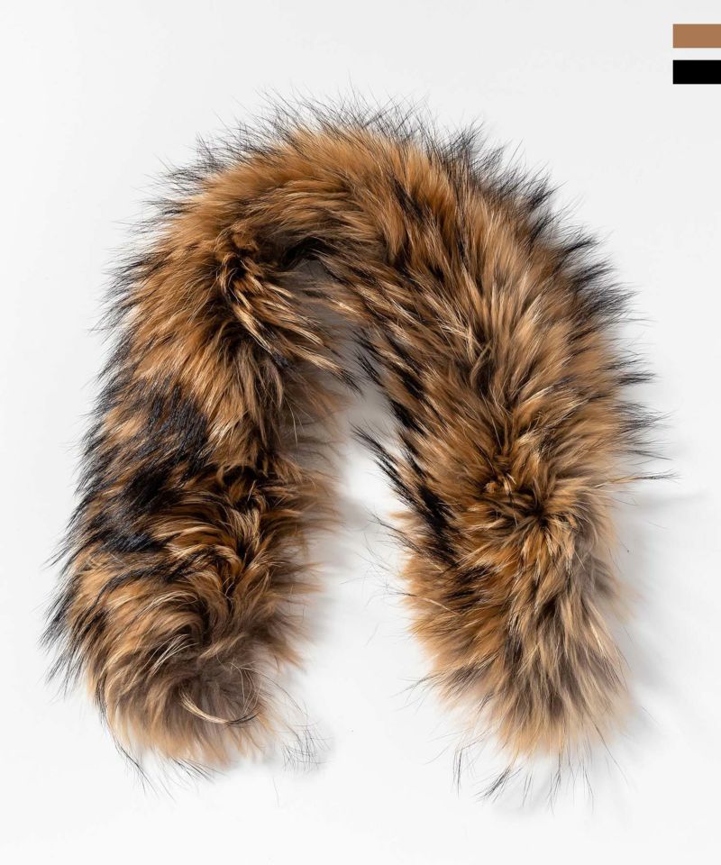【WOMENS】スキーウェア用アクセサリー 脱着式ファー RACCOON FUR