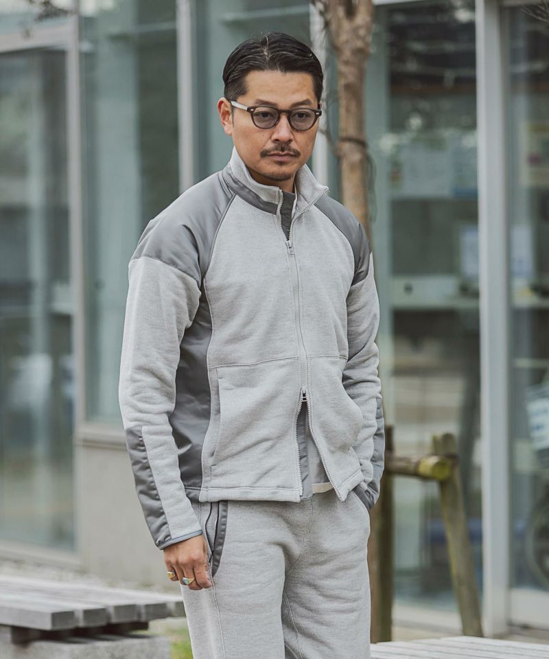【MENS】コーデュラジャケット Heavy Weight CORDURA Sweat Jacket テックウェア アーバンアウトドア 高機能ウェア +phenix(プラスフェニックス)