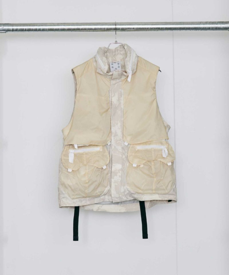 【MENS】コンボイベスト・アウター Convoy vest / Karu-Stretch Taffeta II x 半透明 / アルクフェニックス