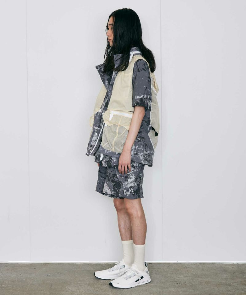 【MENS】コンボイベスト・アウター Convoy vest / Karu-Stretch Taffeta II x 半透明 / アルクフェニックス