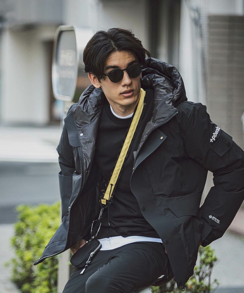 【MENS】ゴアテックスダウンジャケット GORE-TEX INFINIUM down jacket WINDSTOPPER(R) プロダクト by GORE TEX LABS ゴアテックスウェア テックウェア アーバンアウトドア 高機能ウェア +phenix(プラスフェニックス)