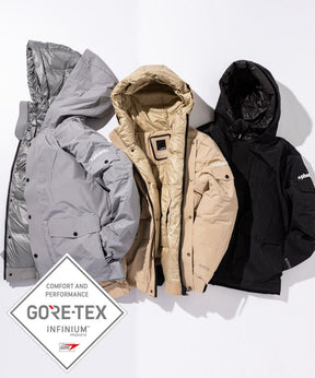 【10月中旬お届け予約商品】【MENS】ゴアテックスダウンジャケット GORE-TEX INFINIUM down jacket WINDSTOPPER(R) プロダクト by GORE TEX LABS ゴアテックスウェア テックウェア アーバンアウトドア 高機能ウェア +phenix(プラスフェニックス)