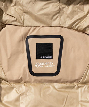 【10月中旬お届け予約商品】【MENS】ゴアテックスダウンジャケット GORE-TEX INFINIUM down jacket WINDSTOPPER(R) プロダクト by GORE TEX LABS ゴアテックスウェア テックウェア アーバンアウトドア 高機能ウェア +phenix(プラスフェニックス)
