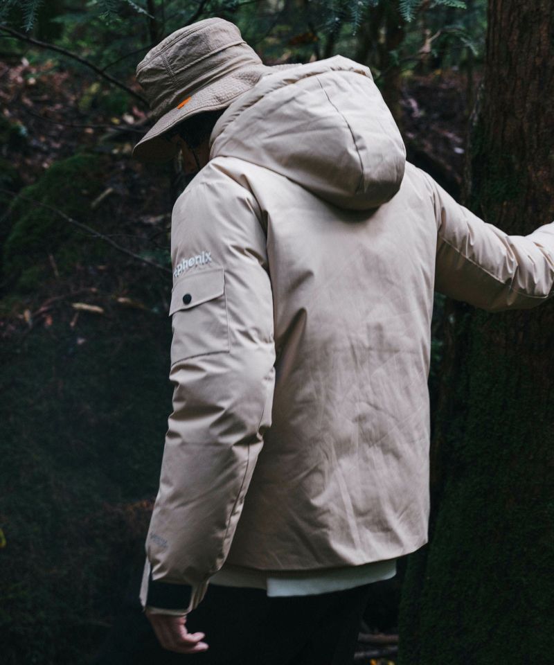 【10月中旬お届け予約商品】【MENS】ゴアテックスダウンジャケット GORE-TEX INFINIUM down jacket WINDSTOPPER(R) プロダクト by GORE TEX LABS ゴアテックスウェア テックウェア アーバンアウトドア 高機能ウェア +phenix(プラスフェニックス)