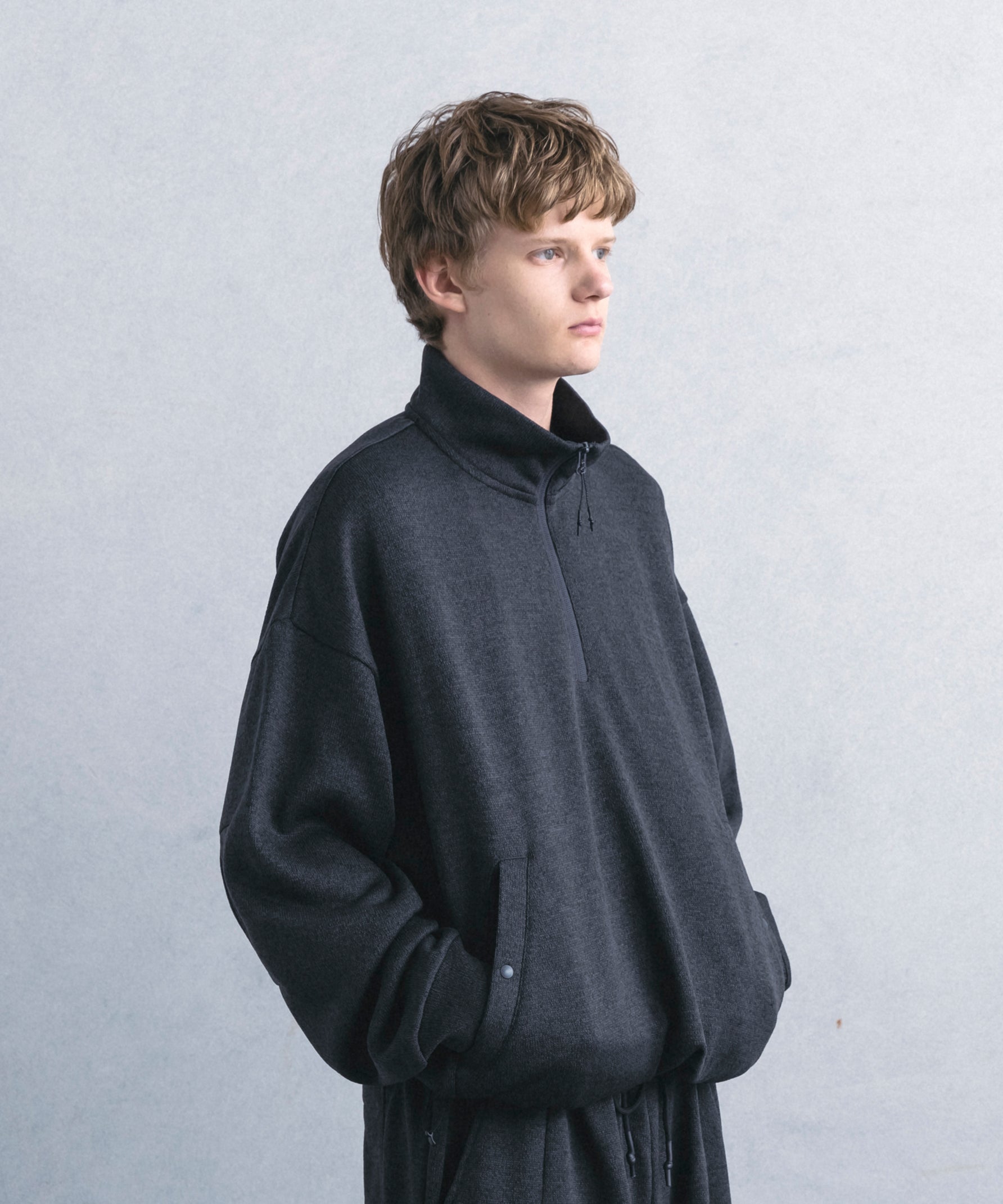 【1月中旬お届け予約商品】HALF ZIP FLEECE PULLOVER ハーフジップ フリース プルオーバー