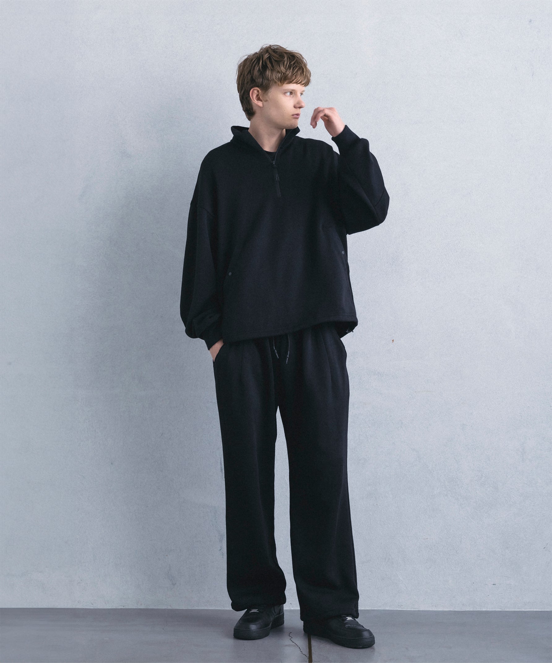 【1月中旬お届け予約商品】FLEECE WIDE PANTS フリースワイドパンツ