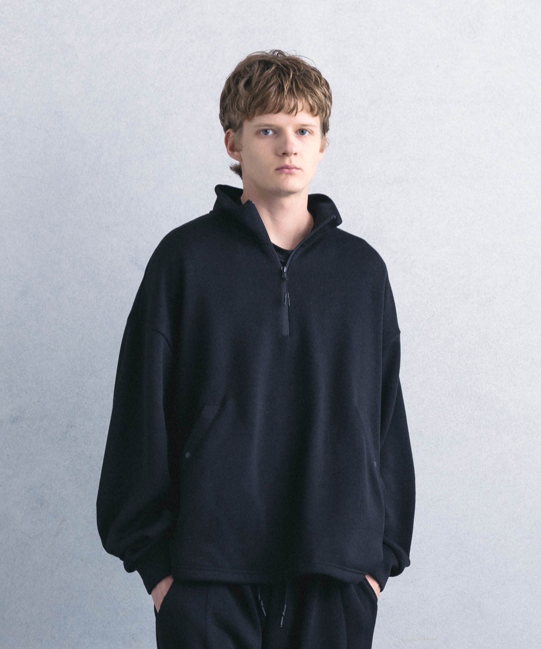 【1月中旬お届け予約商品】HALF ZIP FLEECE PULLOVER ハーフジップ フリース プルオーバー