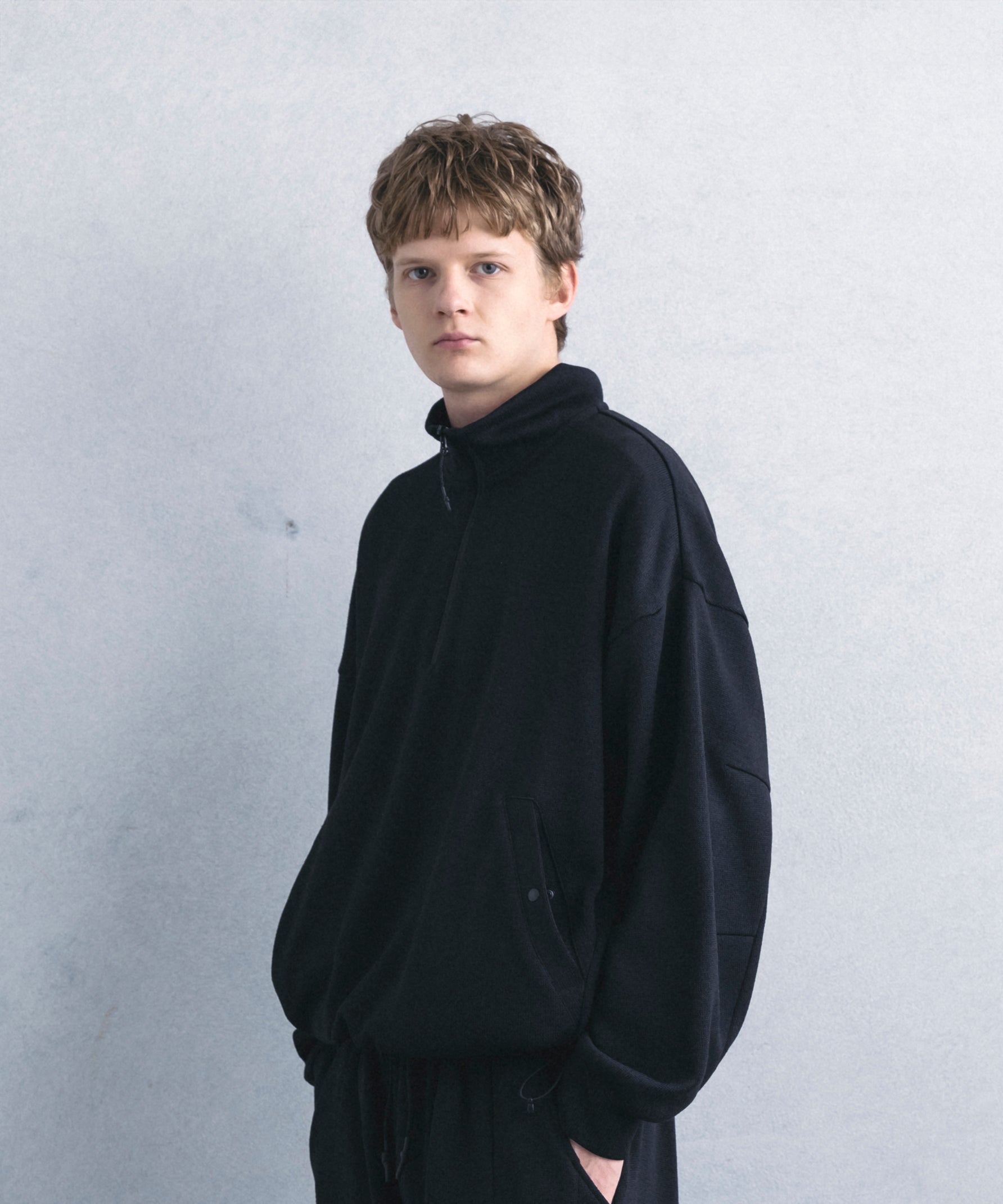 【1月中旬お届け予約商品】HALF ZIP FLEECE PULLOVER ハーフジップ フリース プルオーバー