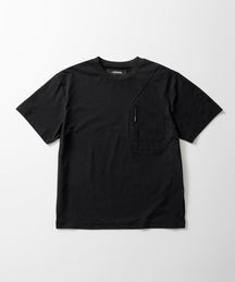 HIDDEN ZIP POCKET SHORT SLEEVE TEE / コンシールファスナーポケット ショートスリーブTシャツ