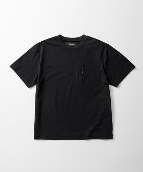 HIDDEN ZIP POCKET SHORT SLEEVE TEE / コンシールファスナーポケット ショートスリーブTシャツ