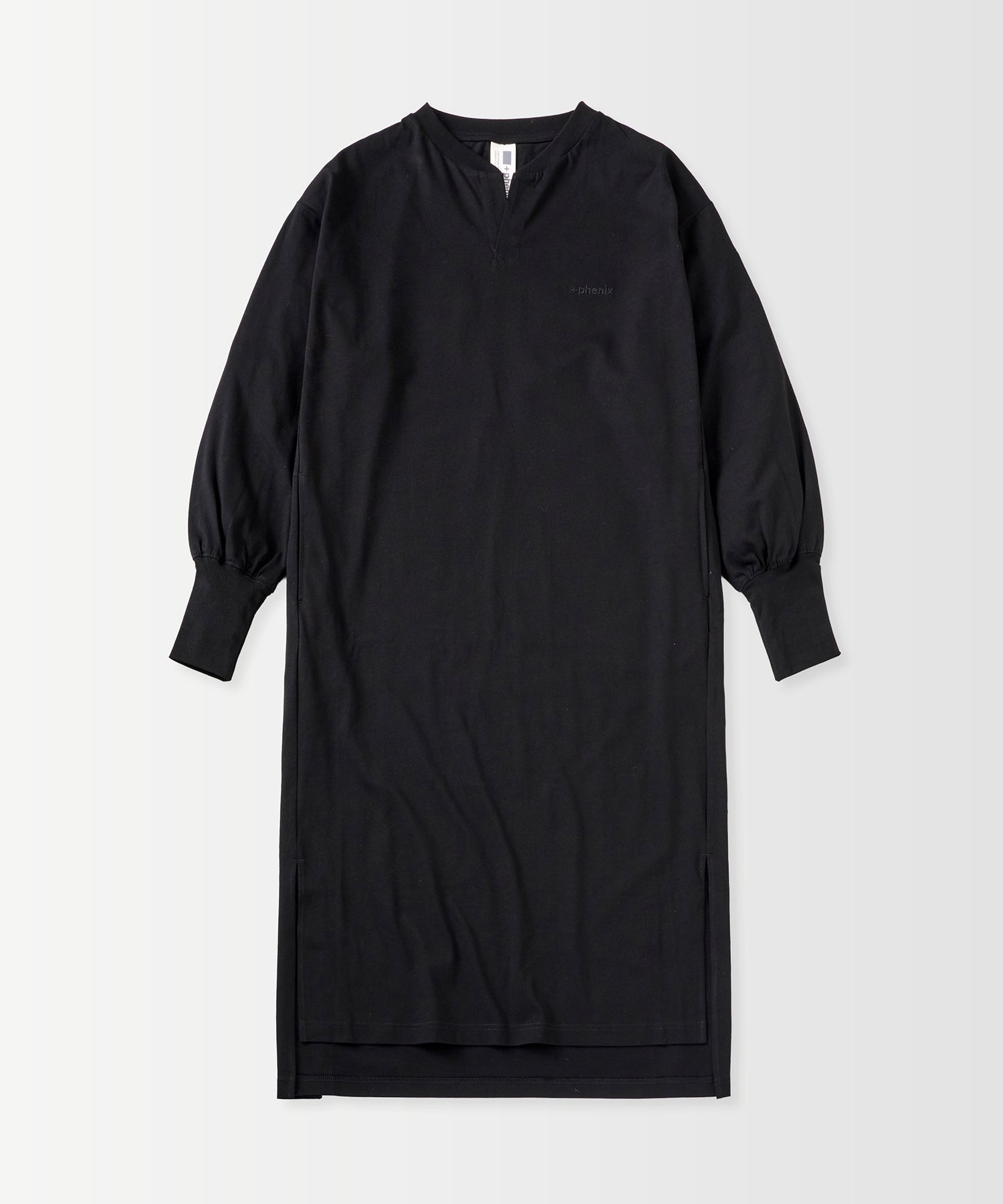 LONG CUFF CUT-AND-SEW DRESS / ロングカフ カットソードレス