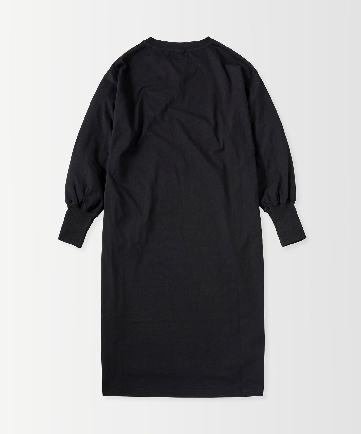LONG CUFF CUT-AND-SEW DRESS / ロングカフ カットソードレス