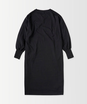 LONG CUFF CUT-AND-SEW DRESS / ロングカフ カットソードレス