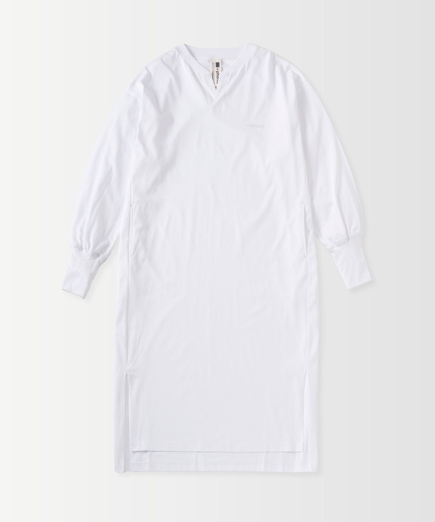 LONG CUFF CUT-AND-SEW DRESS / ロングカフ カットソードレス