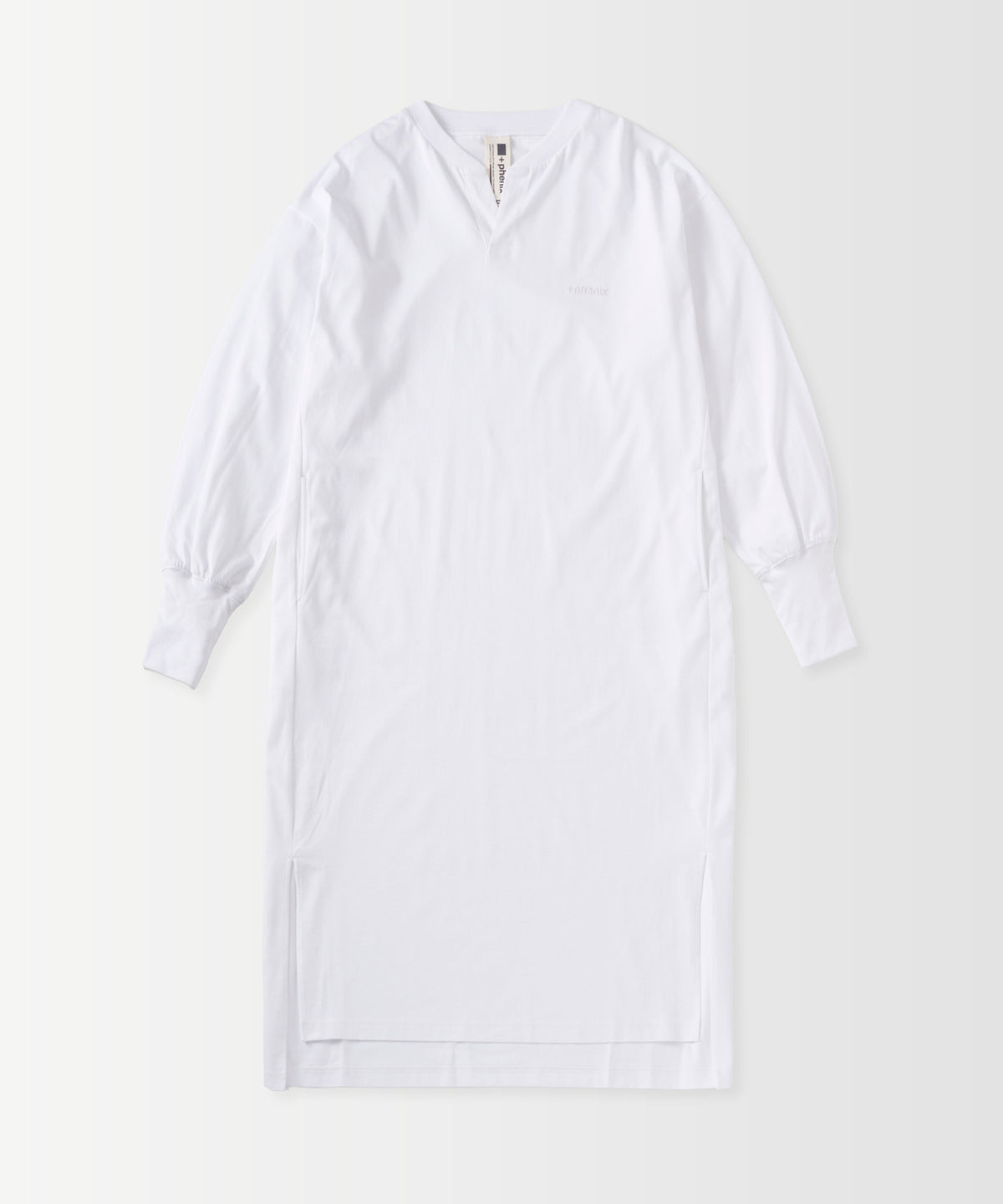 LONG CUFF CUT-AND-SEW DRESS / ロングカフ カットソードレス