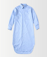 ROUND HEM SHIRT DRESS / ラウンドヘム シャツドレス