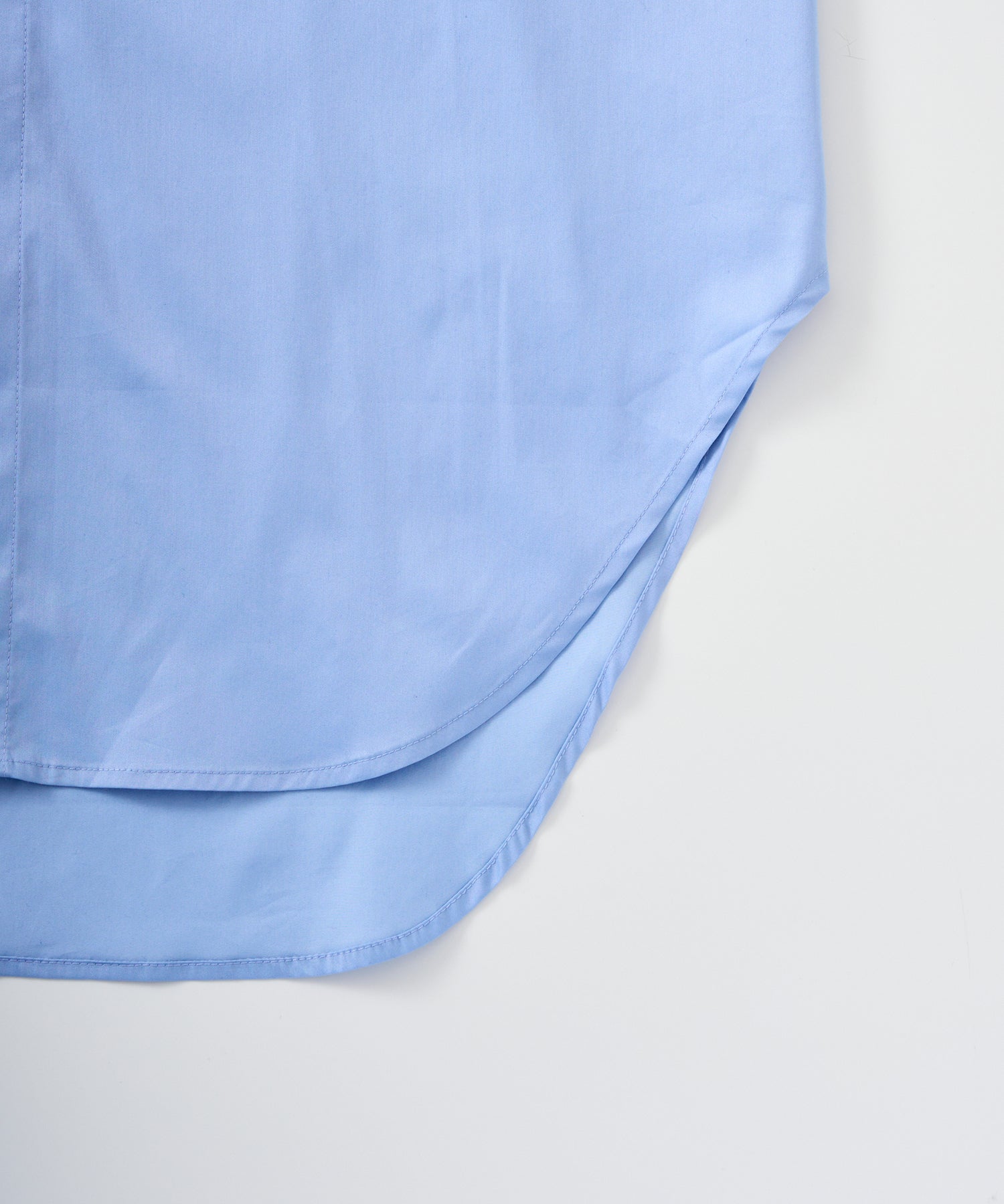 ROUND HEM SHIRT DRESS / ラウンドヘム シャツドレス
