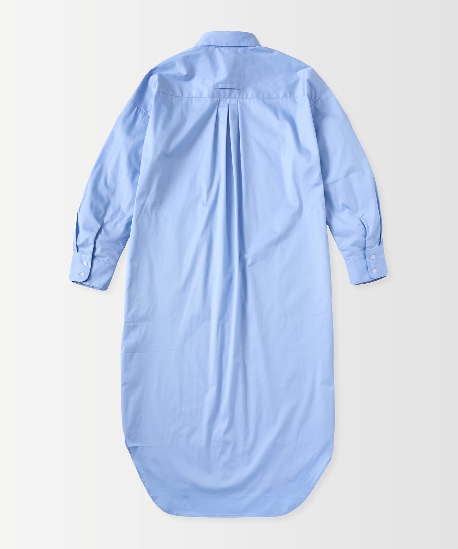 ROUND HEM SHIRT DRESS / ラウンドヘム シャツドレス
