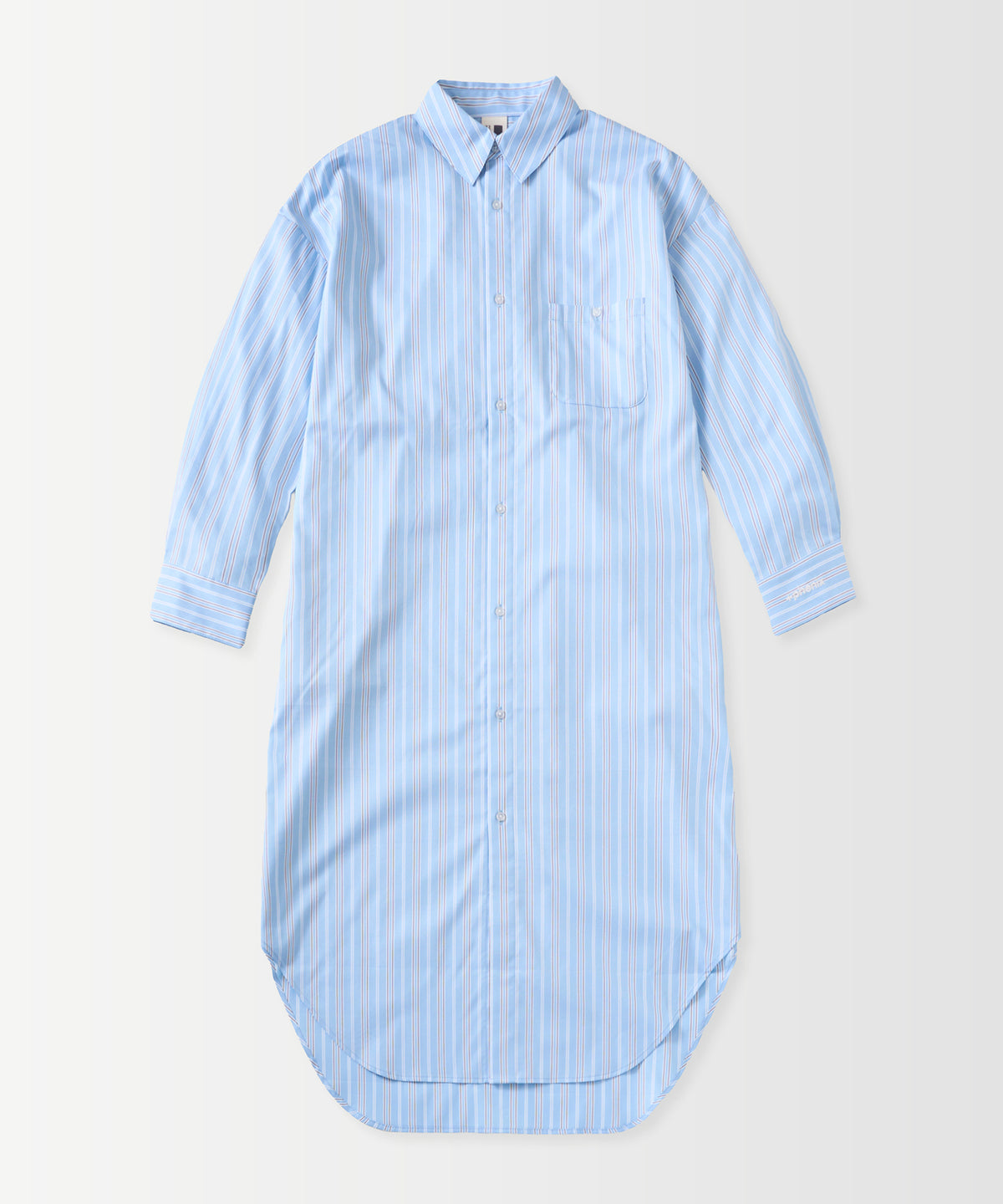 ROUND HEM SHIRT DRESS / ラウンドヘム シャツドレス