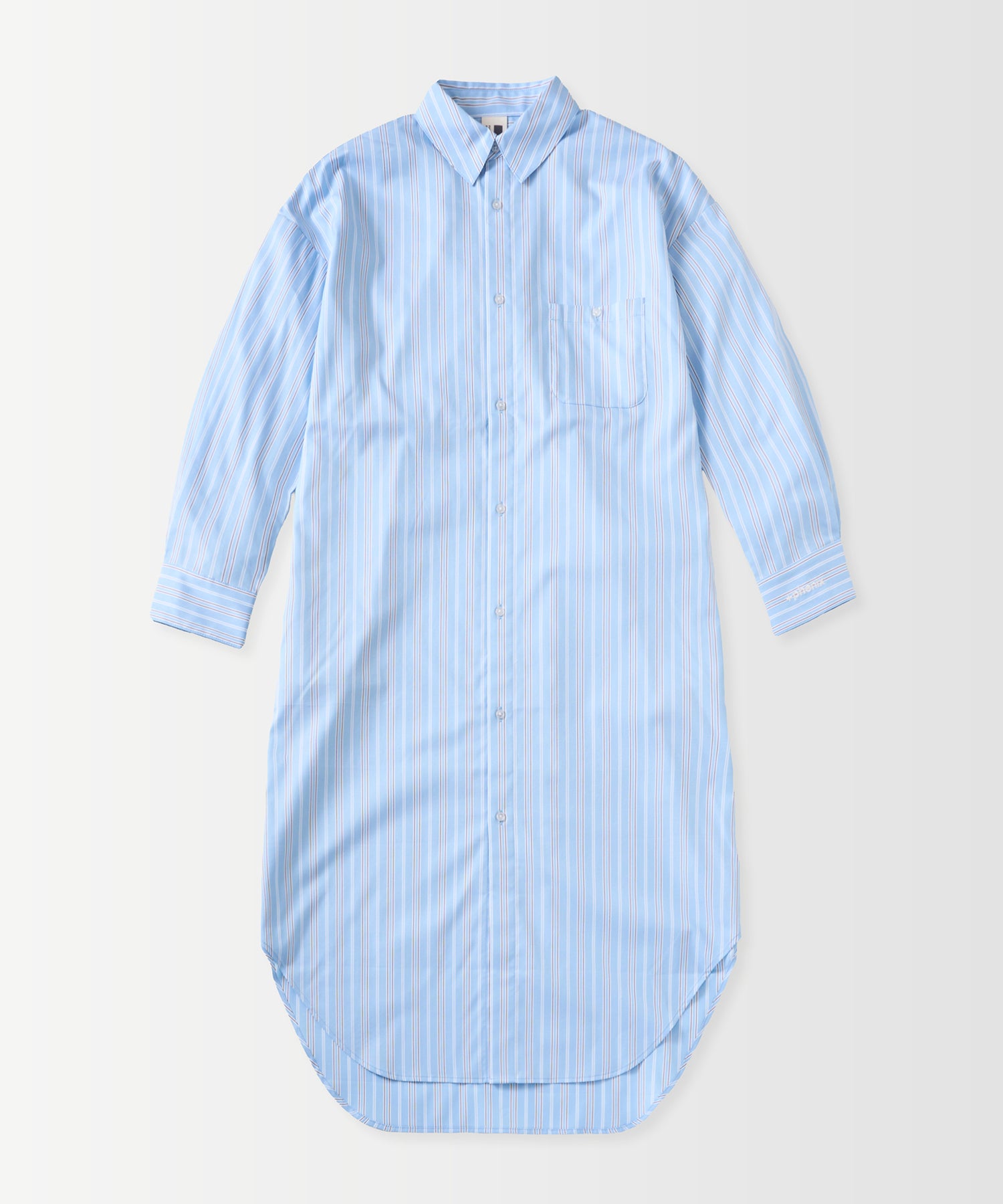 ROUND HEM SHIRT DRESS / ラウンドヘム シャツドレス