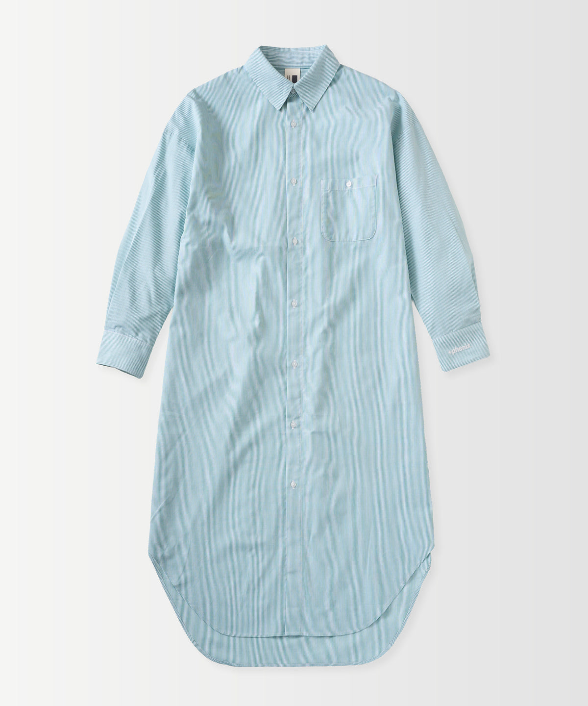 ROUND HEM SHIRT DRESS / ラウンドヘム シャツドレス