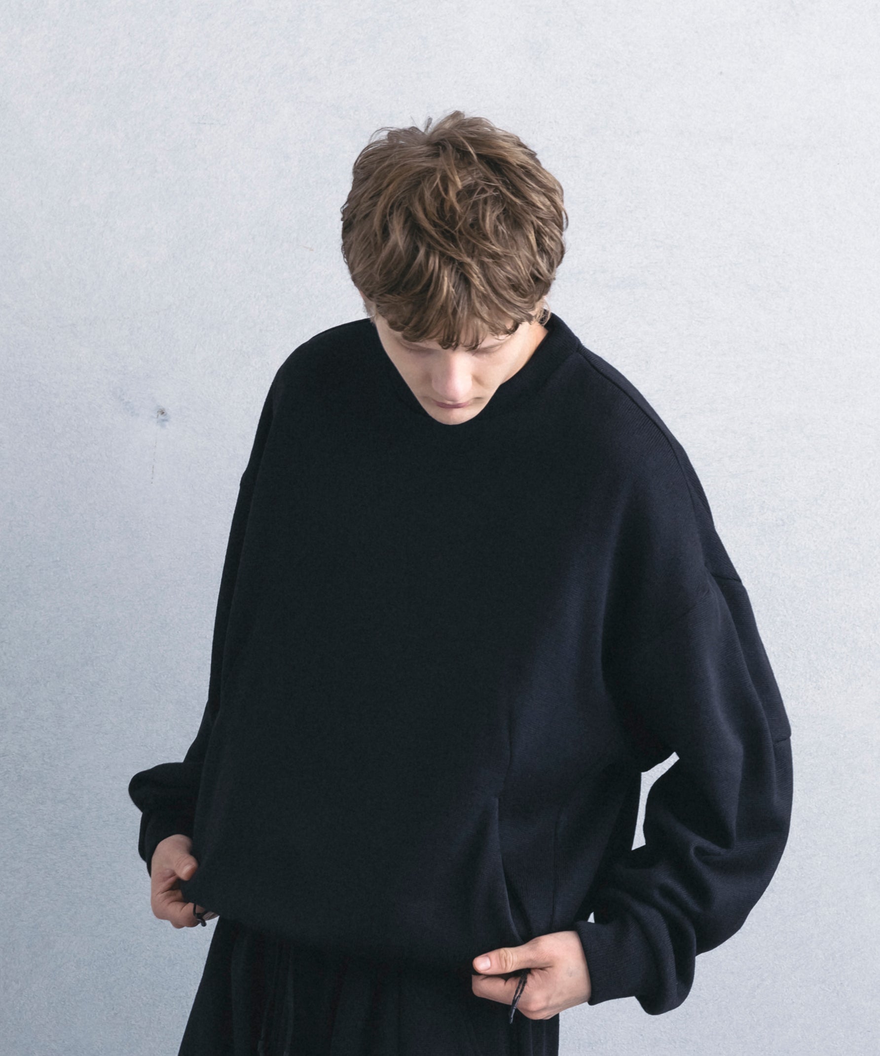 【1月中旬お届け予約商品】CREW NECK FLEECE SHIRT クルーネック フリースシャツ