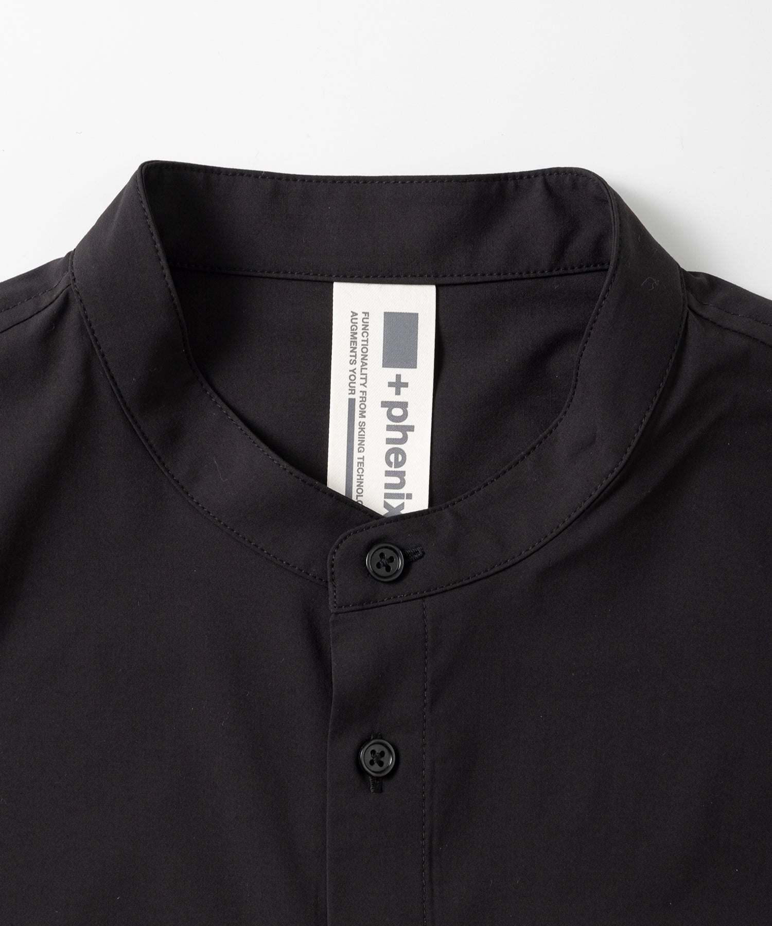 SEAM POCKET BAND COLLAR SHIRT / シームポケット バンドカラーシャツ