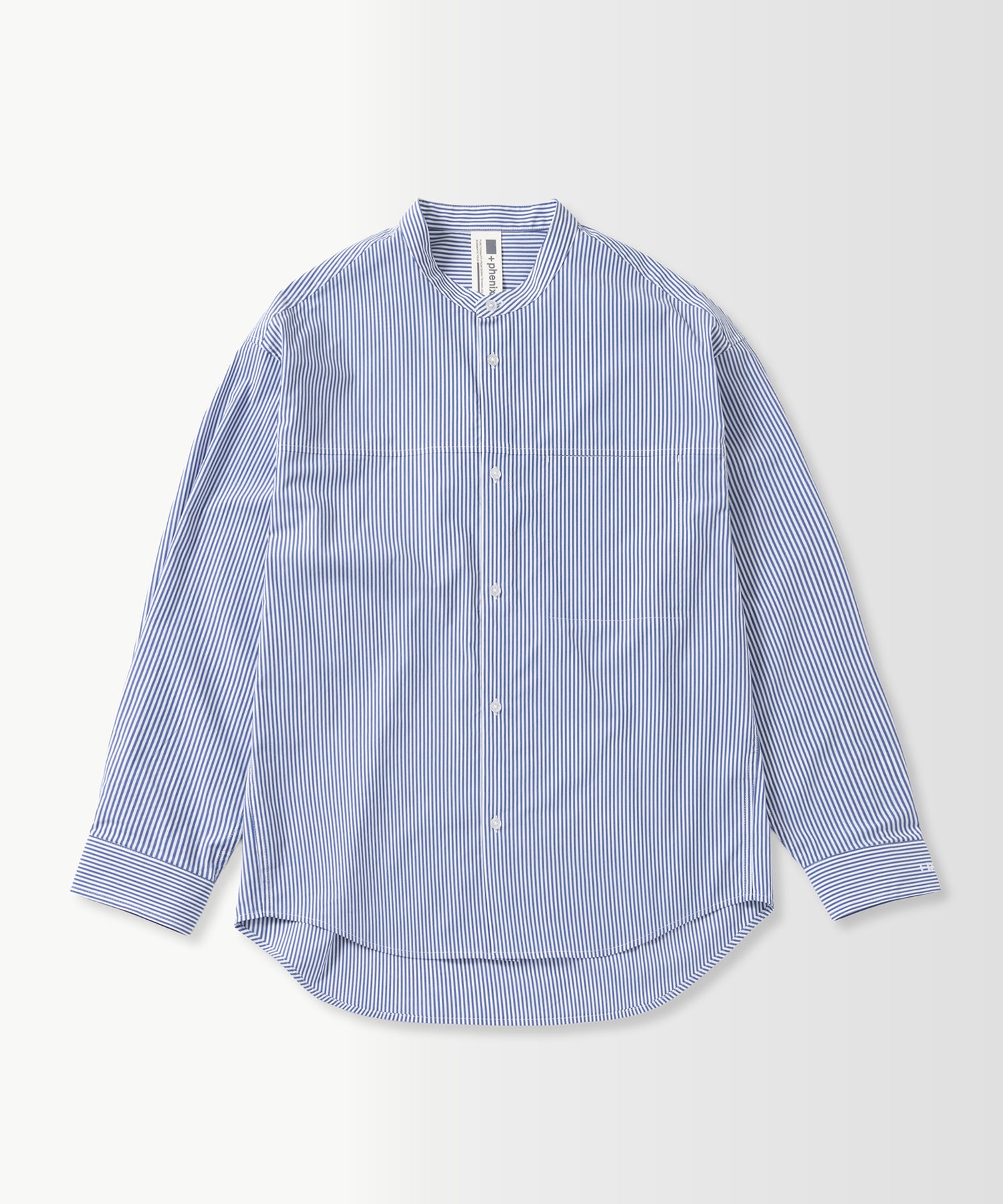SEAM POCKET BAND COLLAR SHIRT / シームポケット バンドカラーシャツ