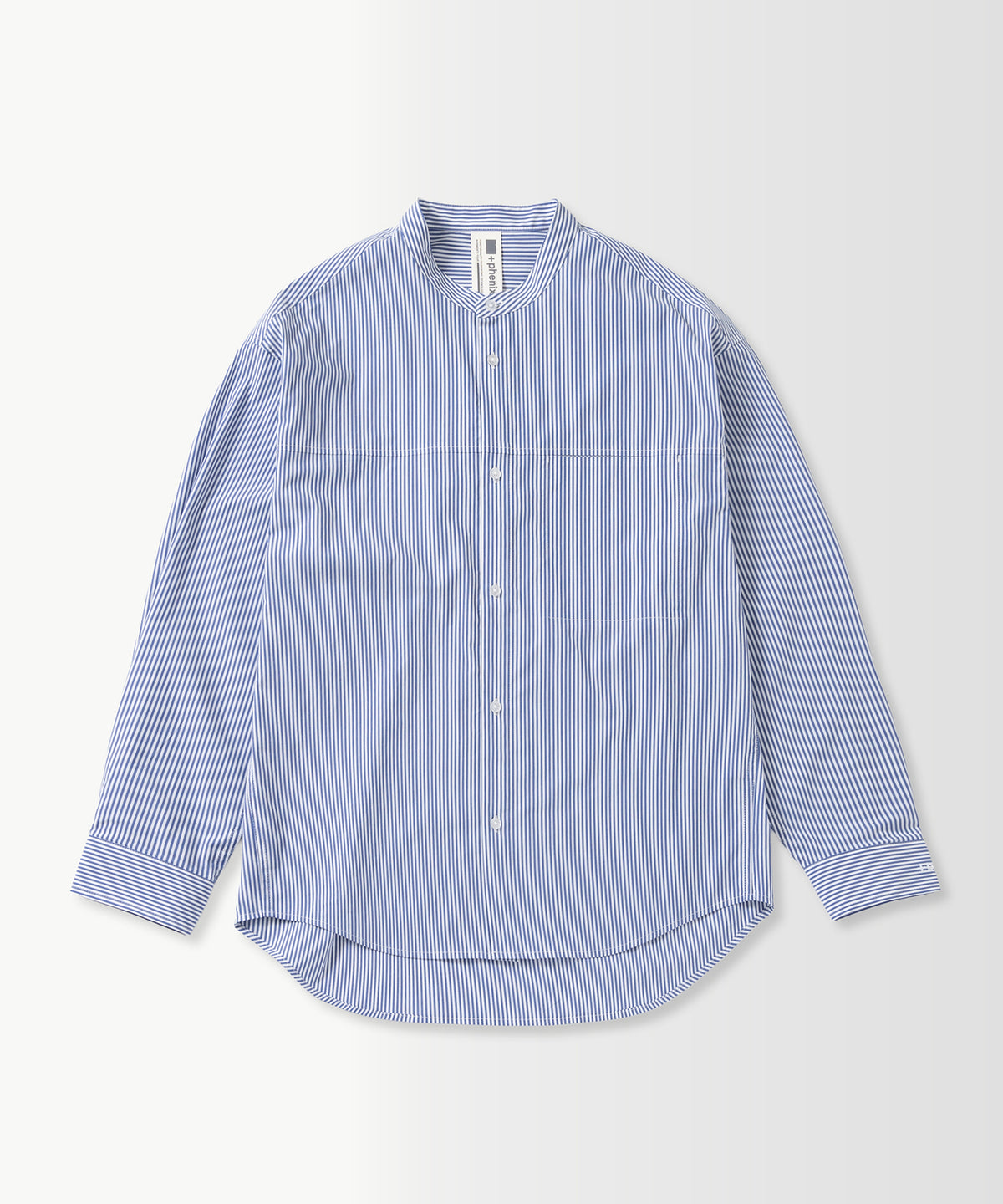 SEAM POCKET BAND COLLAR SHIRT / シームポケット バンドカラーシャツ