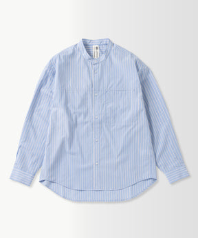 SEAM POCKET BAND COLLAR SHIRT / シームポケット バンドカラーシャツ