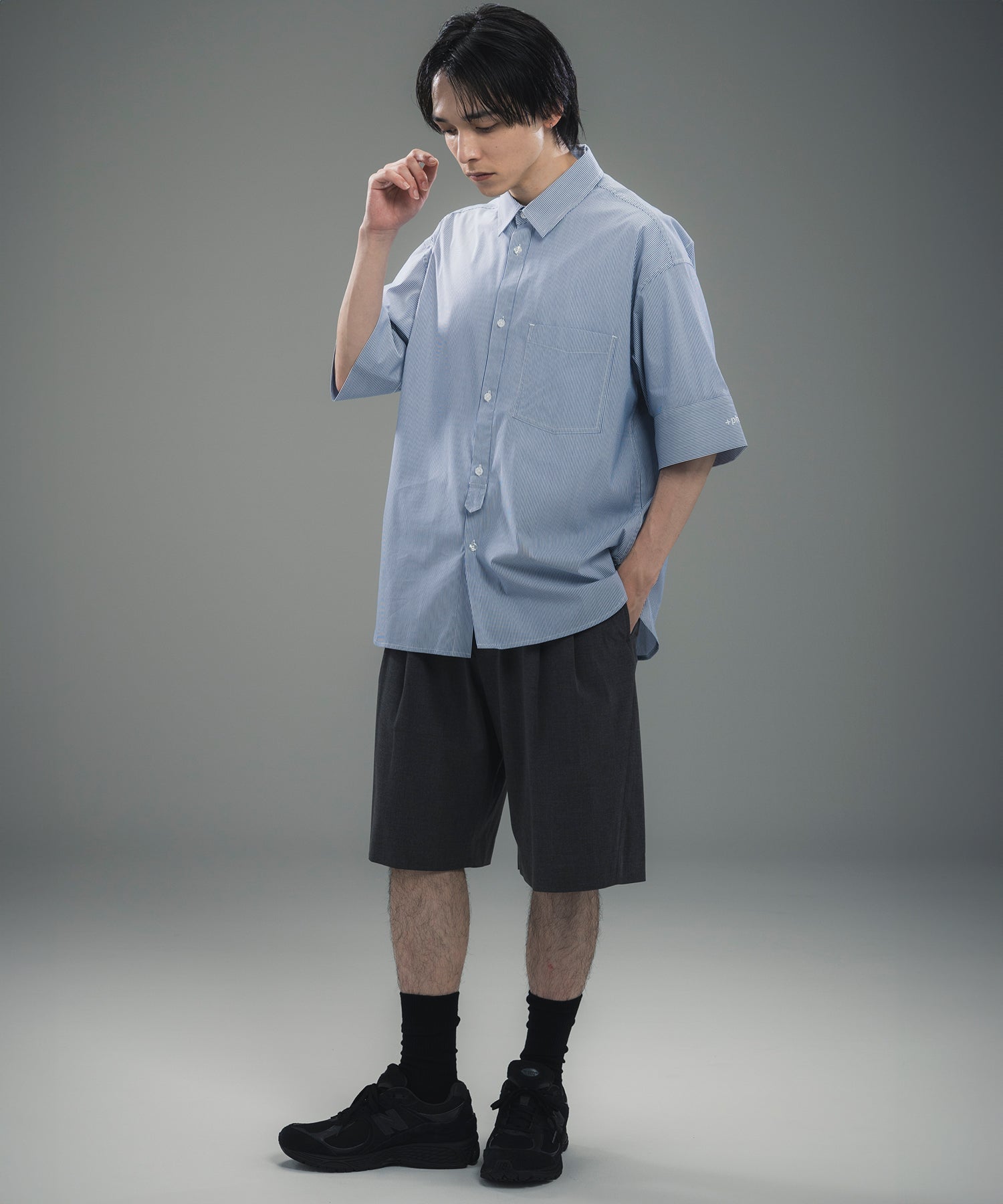 CUFFED SHORT SLEEVE SHIRT / カフスショートスリーブシャツ