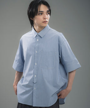 CUFFED SHORT SLEEVE SHIRT / カフスショートスリーブシャツ