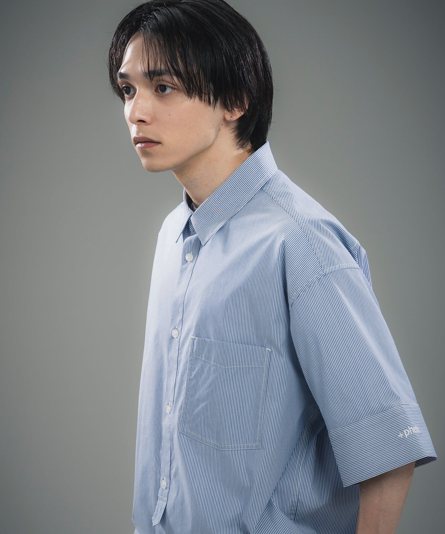 CUFFED SHORT SLEEVE SHIRT / カフスショートスリーブシャツ