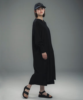 LONG CUFF CUT-AND-SEW DRESS / ロングカフ カットソードレス
