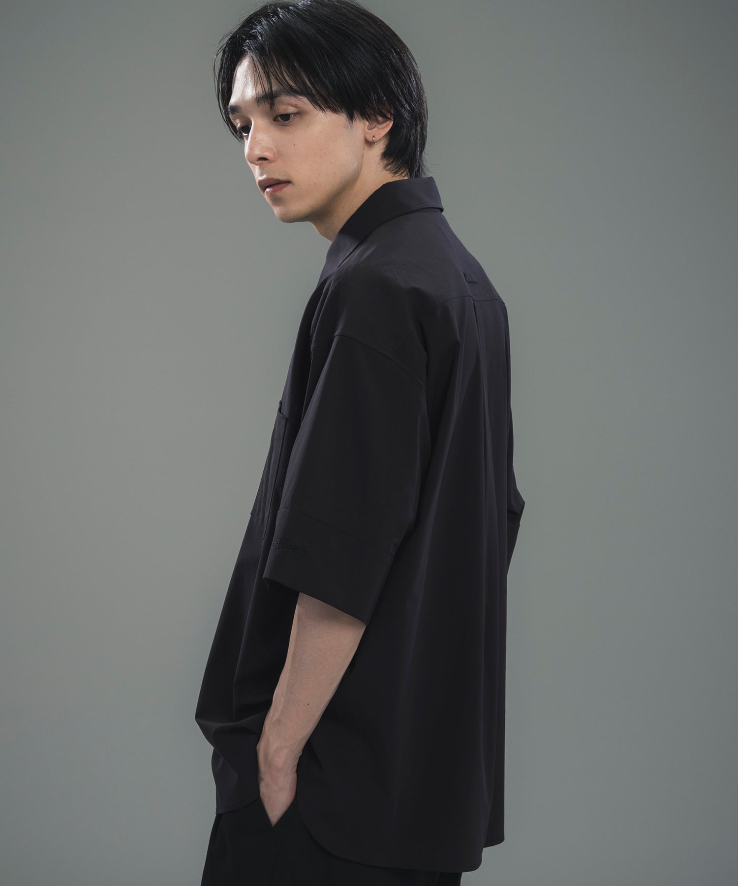 CUFFED SHORT SLEEVE SHIRT / カフスショートスリーブシャツ