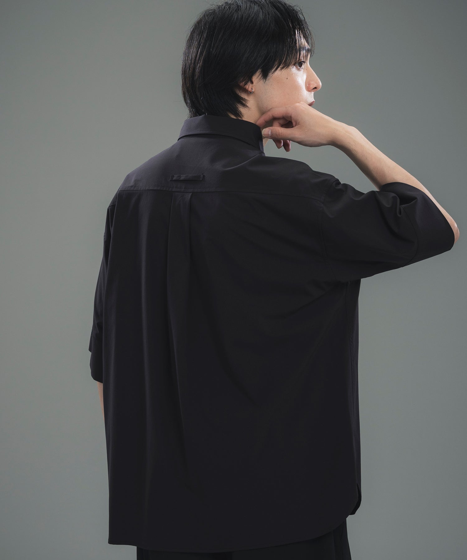 CUFFED SHORT SLEEVE SHIRT / カフスショートスリーブシャツ