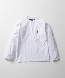 HIDDEN ZIP POCKET LONG SLEEVE TEE / コンシールファスナーポケット ロングスリーブTシャツ
