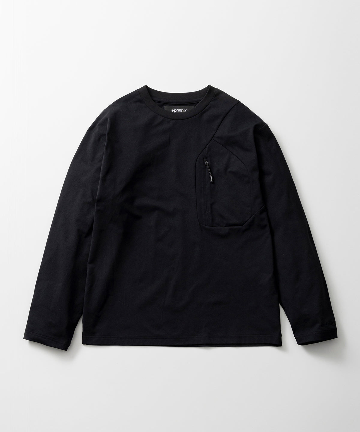HIDDEN ZIP POCKET LONG SLEEVE TEE / コンシールファスナーポケット ロングスリーブTシャツ