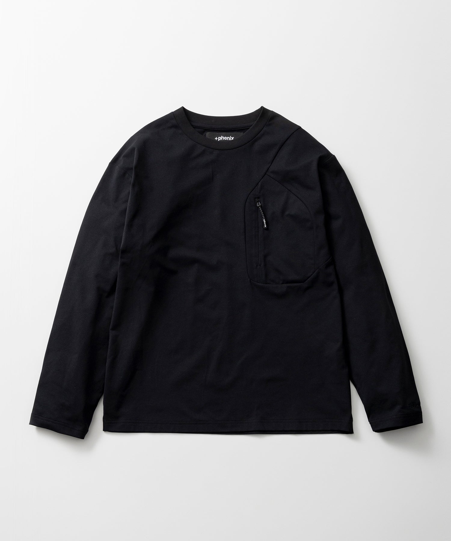 HIDDEN ZIP POCKET LONG SLEEVE TEE / コンシールファスナーポケット ロングスリーブTシャツ