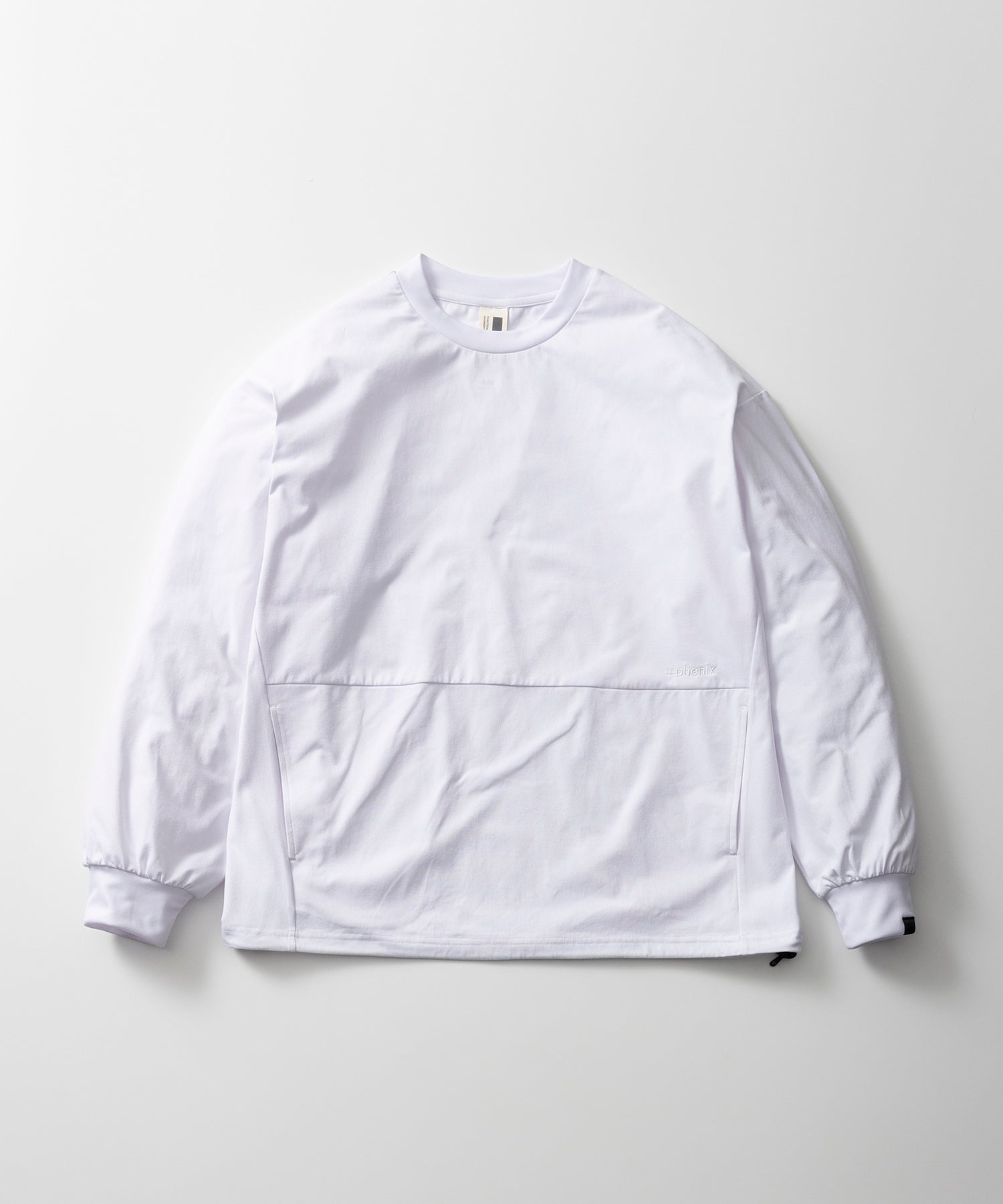 DRAWSTRING LONG SLEEVE TEE / ドローストリングロングスリーブTシャツ