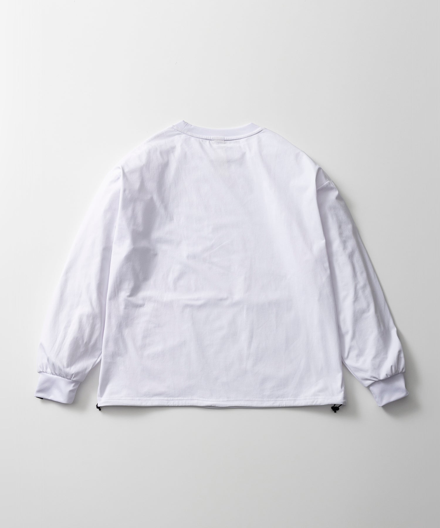 DRAWSTRING LONG SLEEVE TEE / ドローストリングロングスリーブTシャツ