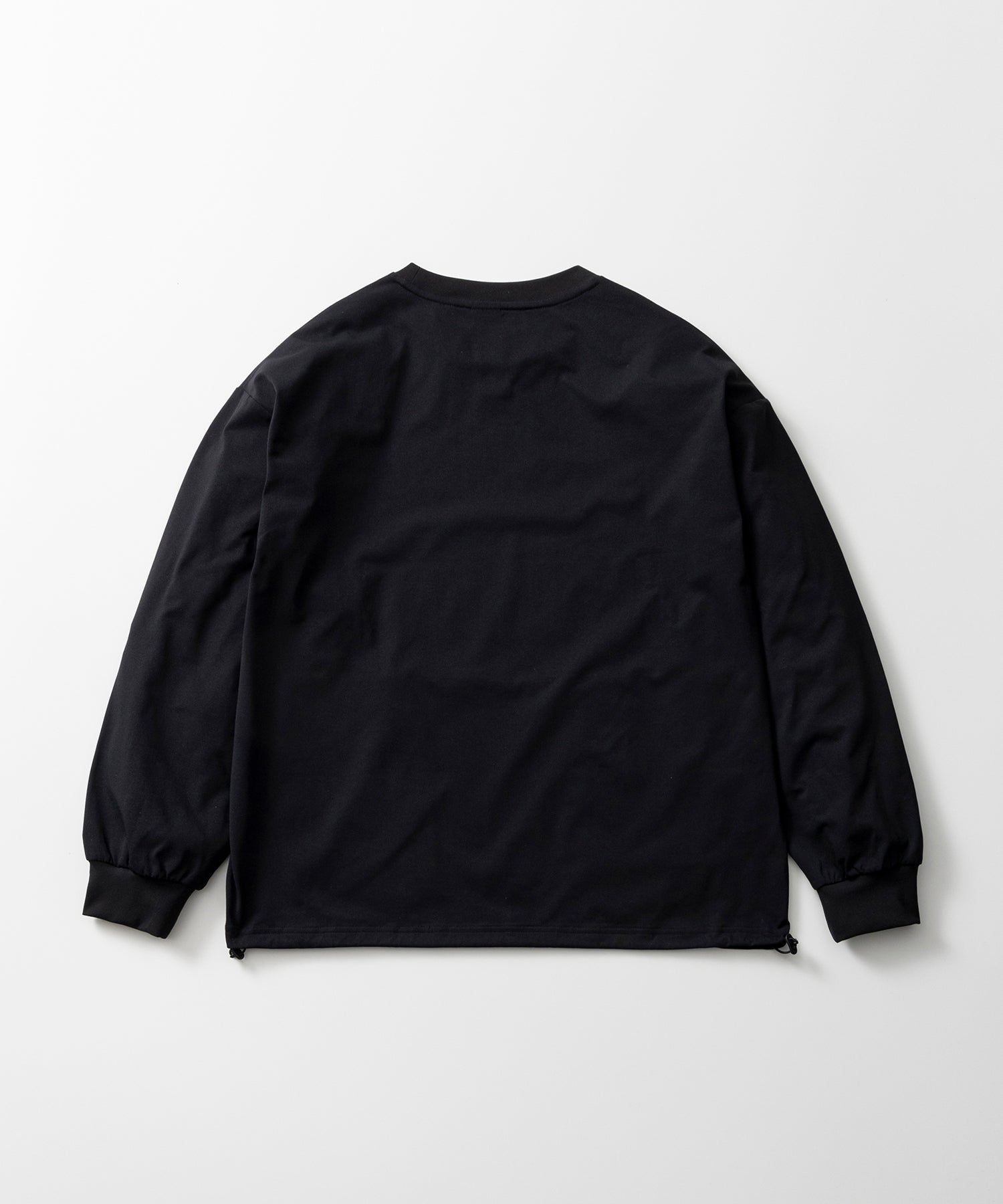 DRAWSTRING LONG SLEEVE TEE / ドローストリングロングスリーブTシャツ