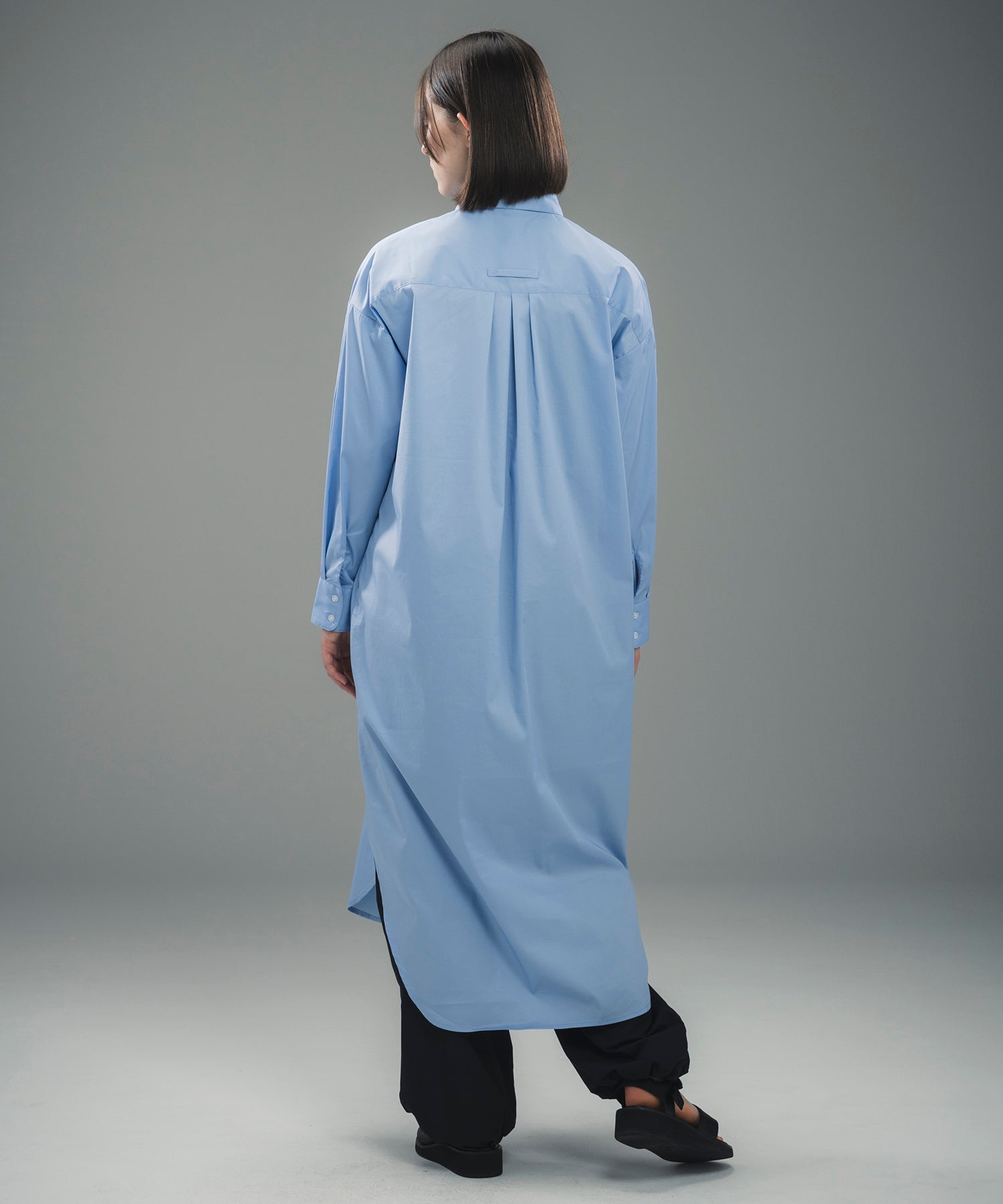ROUND HEM SHIRT DRESS / ラウンドヘム シャツドレス