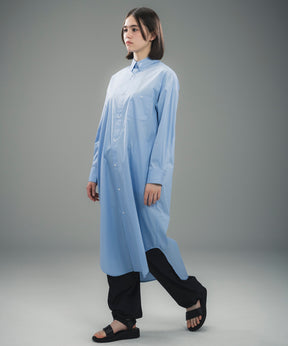 ROUND HEM SHIRT DRESS / ラウンドヘム シャツドレス