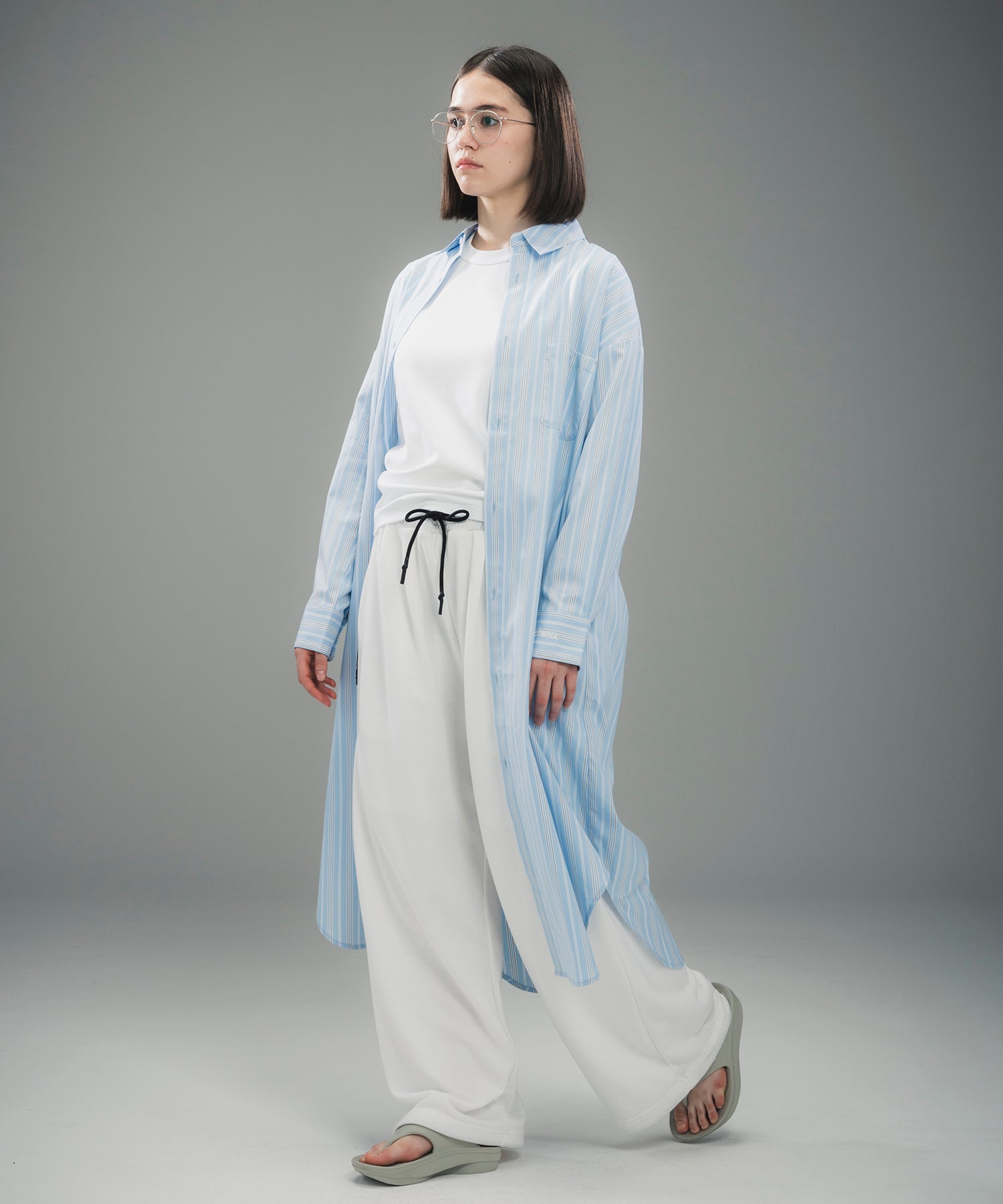 ROUND HEM SHIRT DRESS / ラウンドヘム シャツドレス