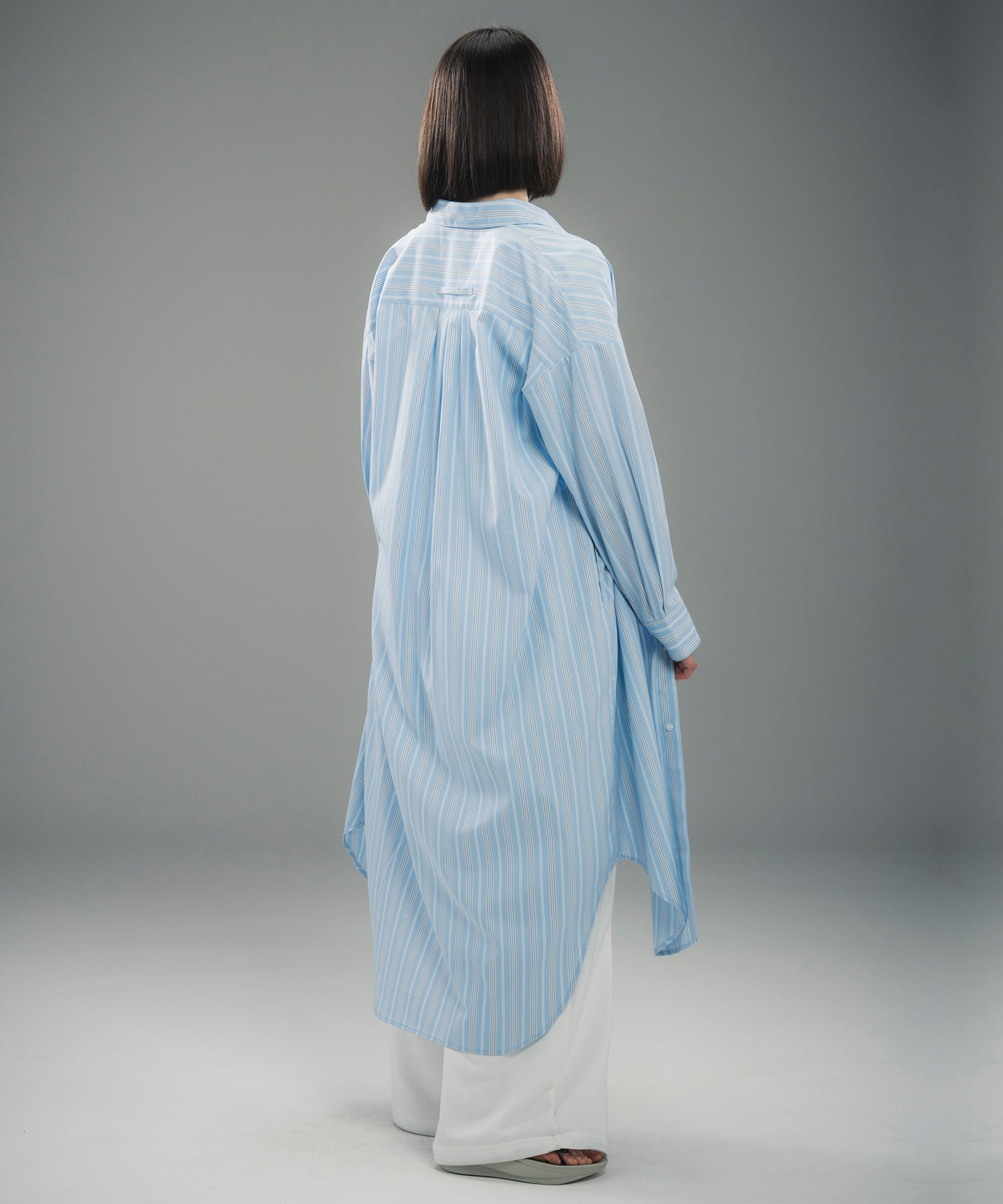 ROUND HEM SHIRT DRESS / ラウンドヘム シャツドレス