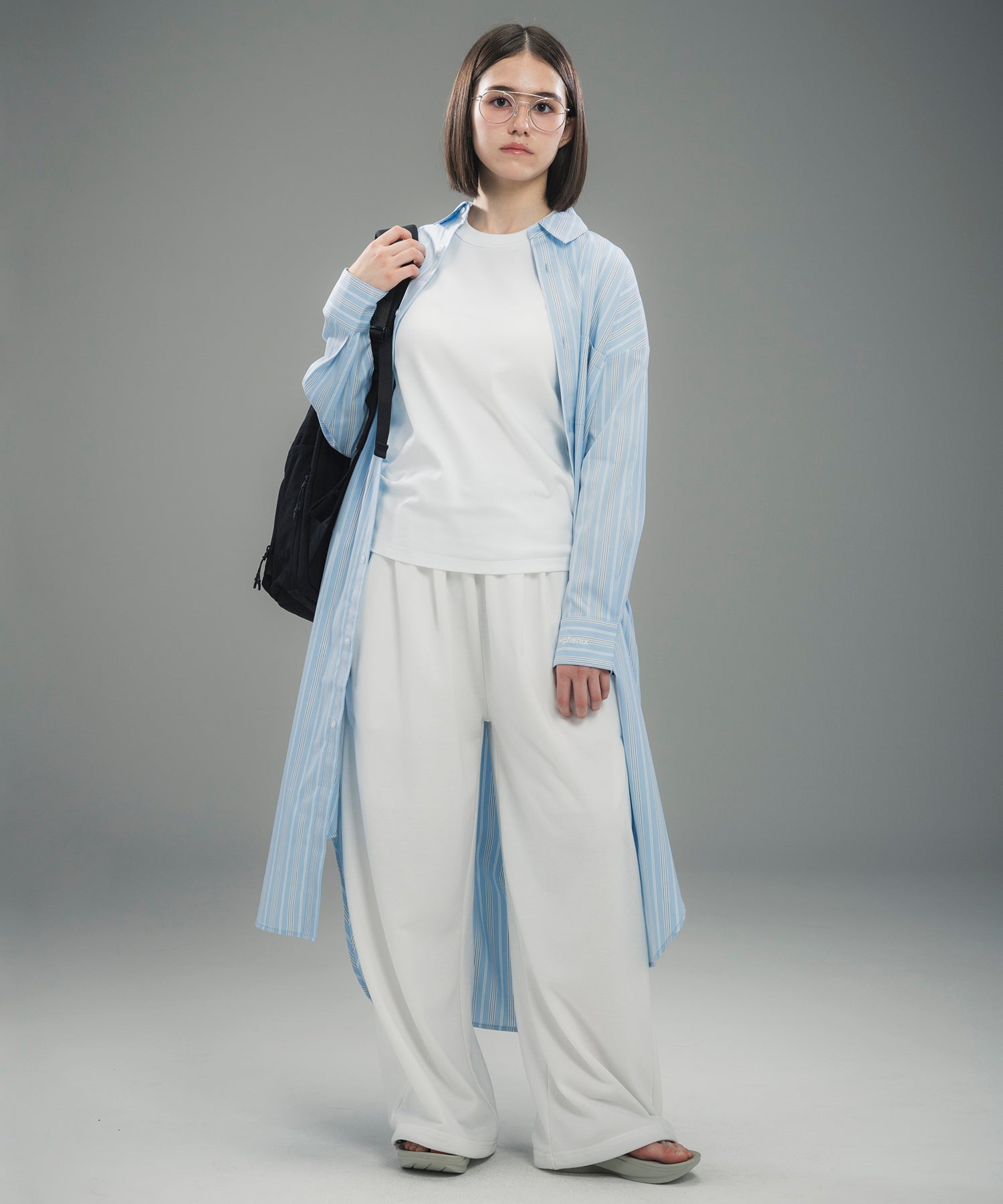 ROUND HEM SHIRT DRESS / ラウンドヘム シャツドレス