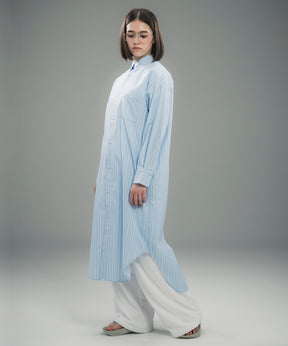 ROUND HEM SHIRT DRESS / ラウンドヘム シャツドレス